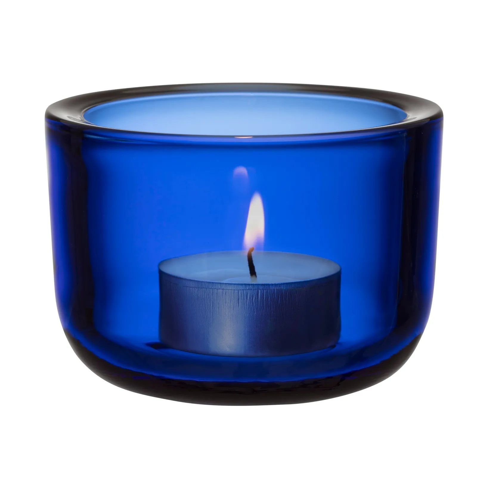 Portacandela Valkea Iittala tealight 60mm ultramarine blue